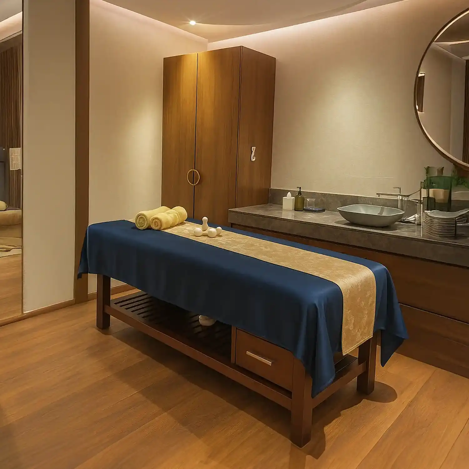 Luxury spa treatment room